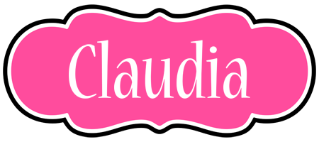 Claudia invitation logo