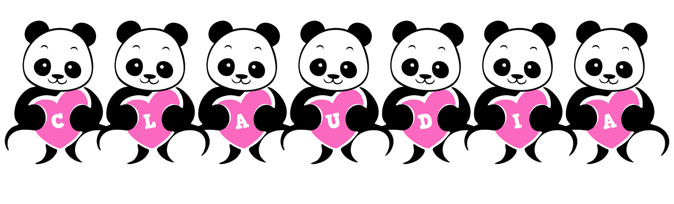 Claudia love-panda logo