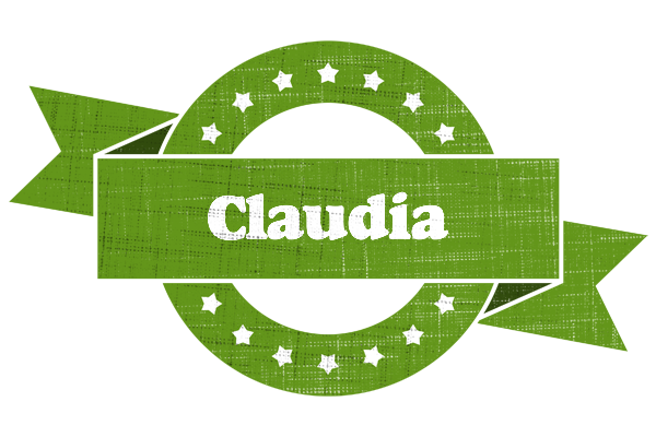 Claudia natural logo