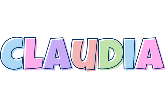 Claudia pastel logo