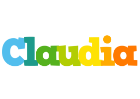 Claudia rainbows logo