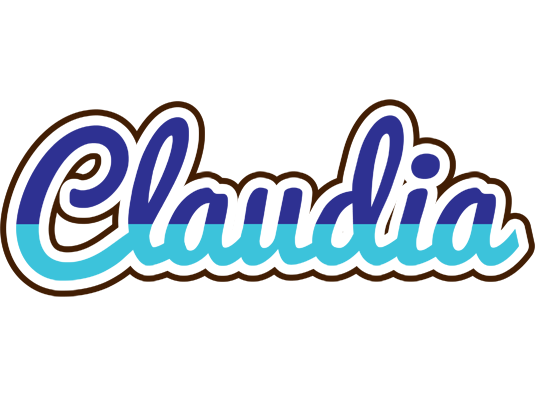 Claudia raining logo