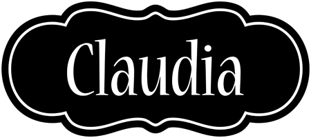 Claudia welcome logo