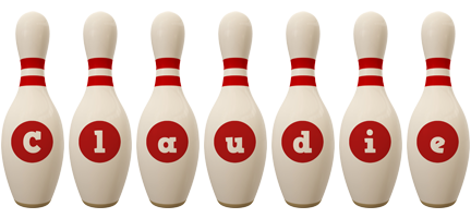 Claudie bowling-pin logo