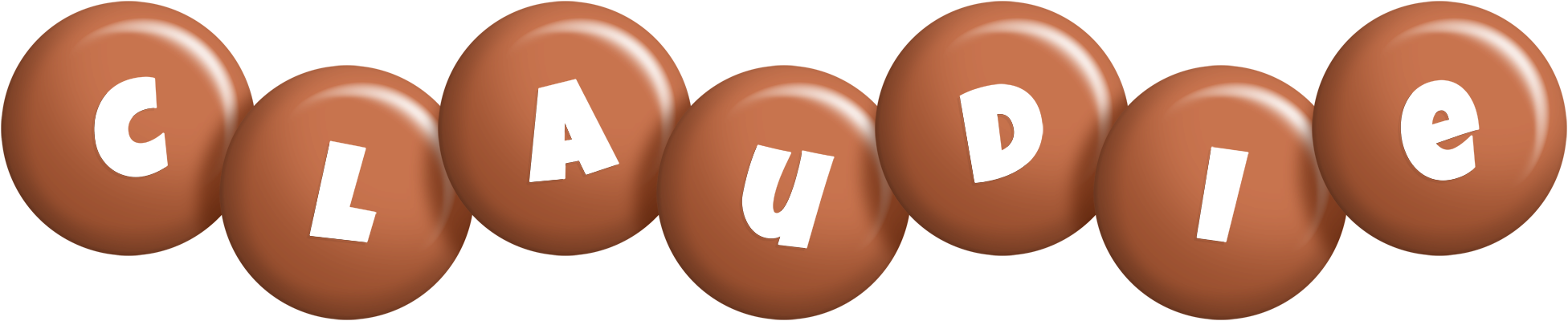 Claudie candy-brown logo