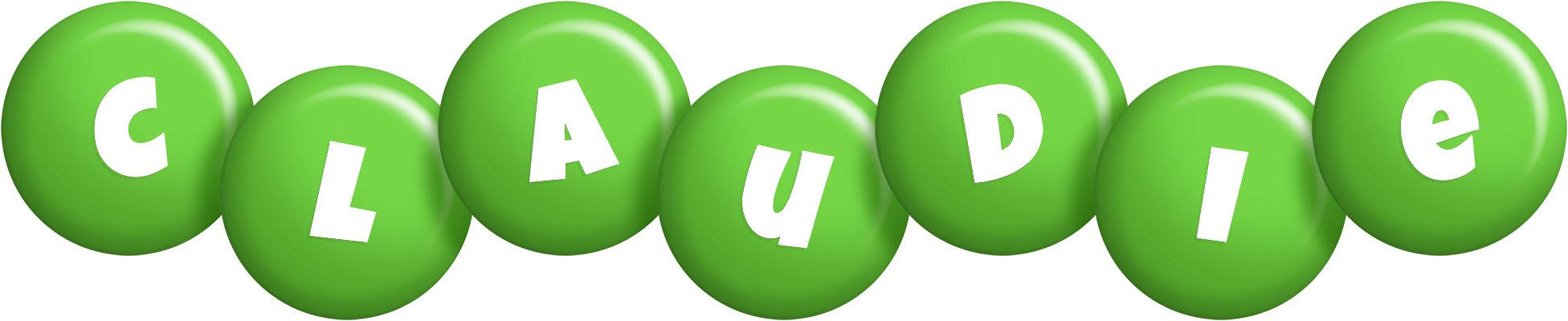 Claudie candy-green logo