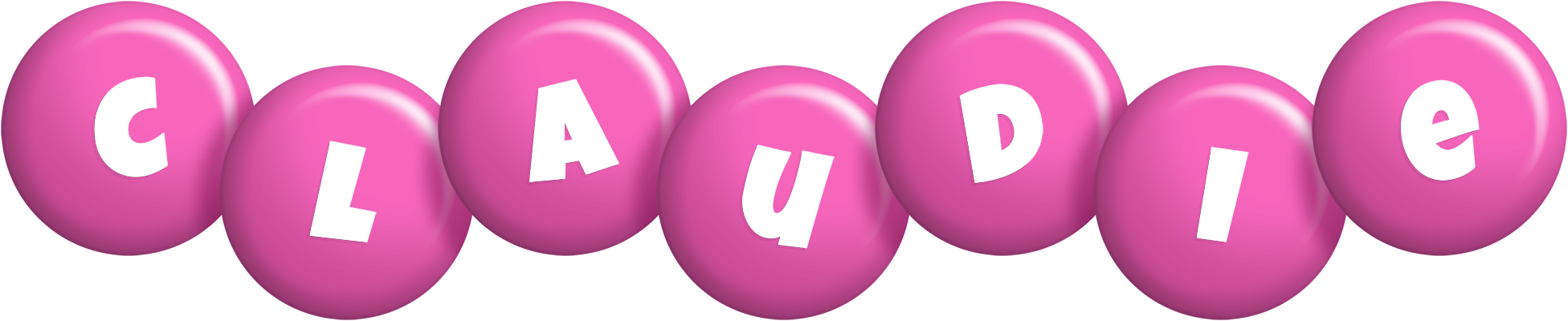 Claudie candy-pink logo