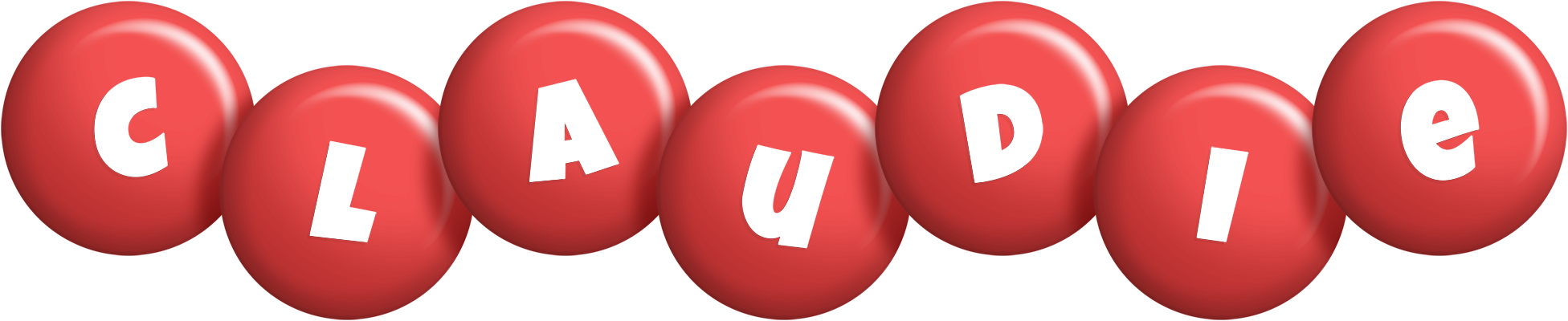 Claudie candy-red logo