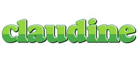 Claudine apple logo