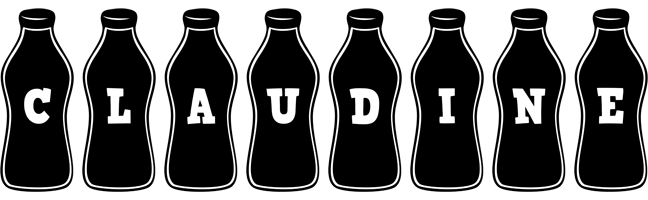 Claudine bottle logo
