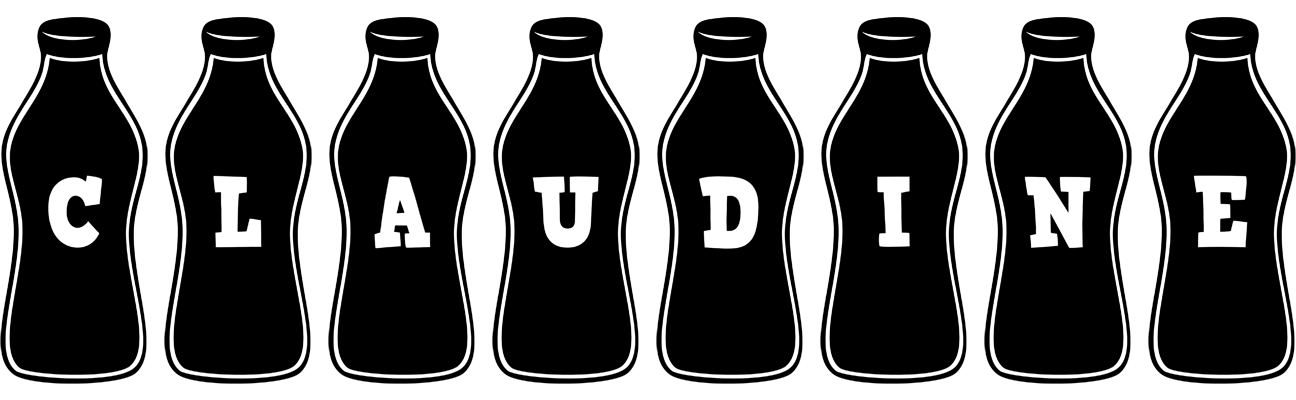 Claudine bottle logo