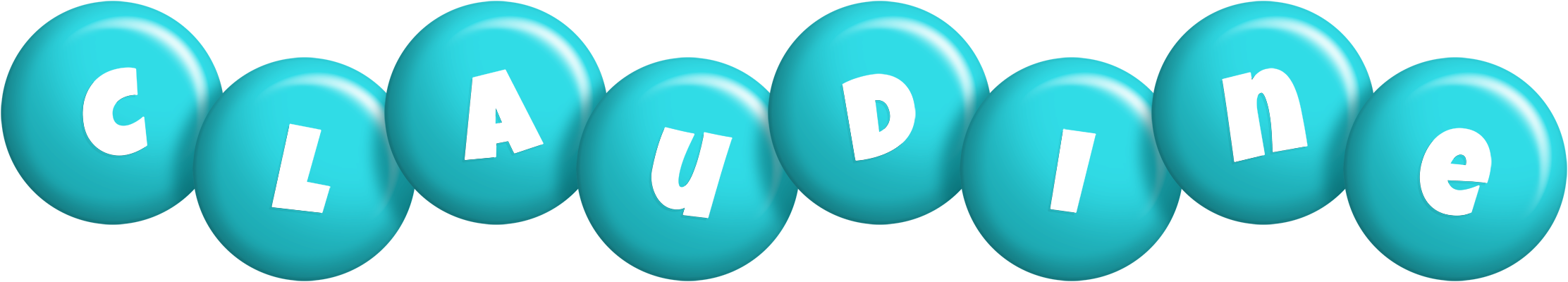 Claudine candy-azur logo