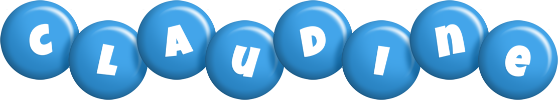 Claudine candy-blue logo