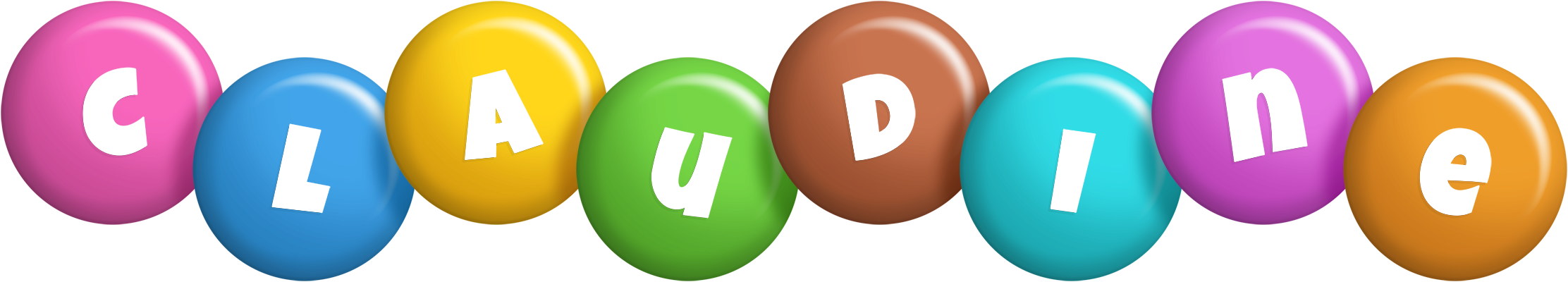 Claudine candy logo