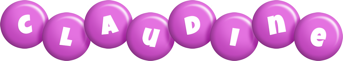 Claudine candy-purple logo