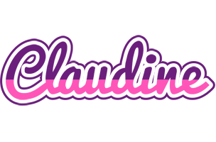 Claudine cheerful logo