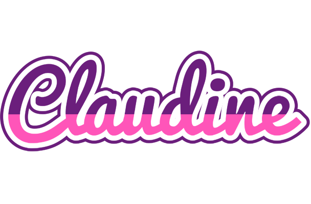Claudine cheerful logo