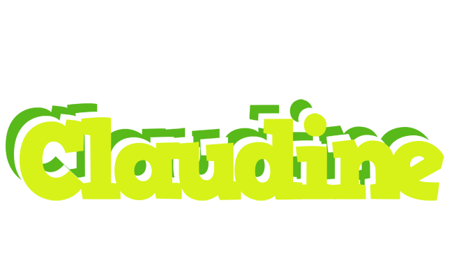Claudine citrus logo