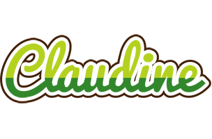 Claudine golfing logo