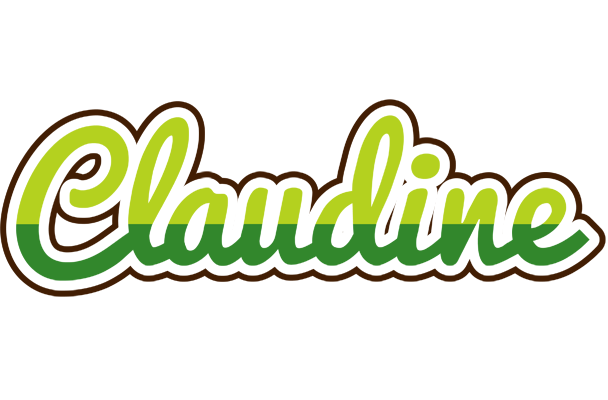 Claudine golfing logo