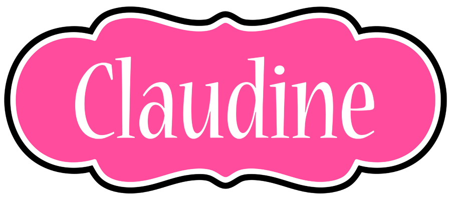 Claudine invitation logo