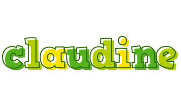 Claudine juice logo