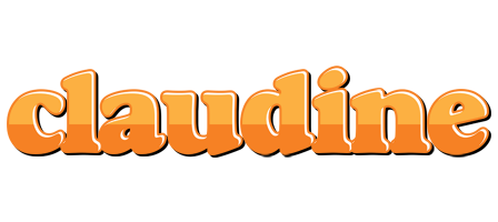 Claudine orange logo