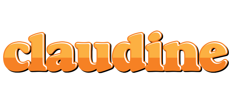 Claudine orange logo