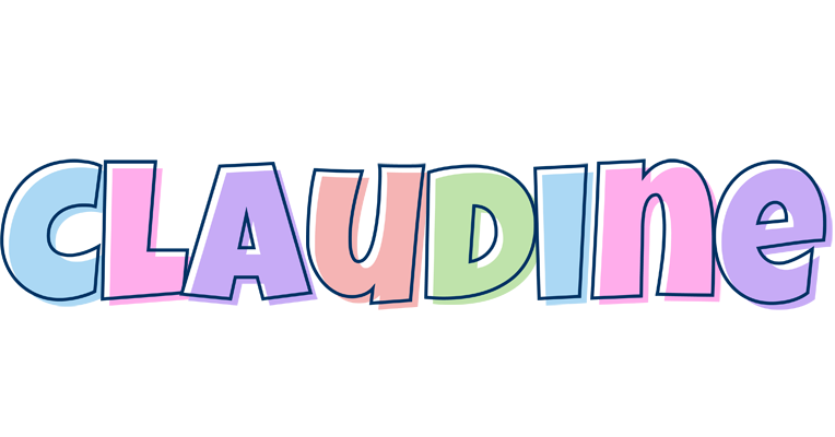 Claudine pastel logo