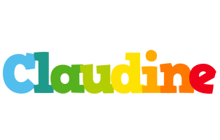 Claudine rainbows logo