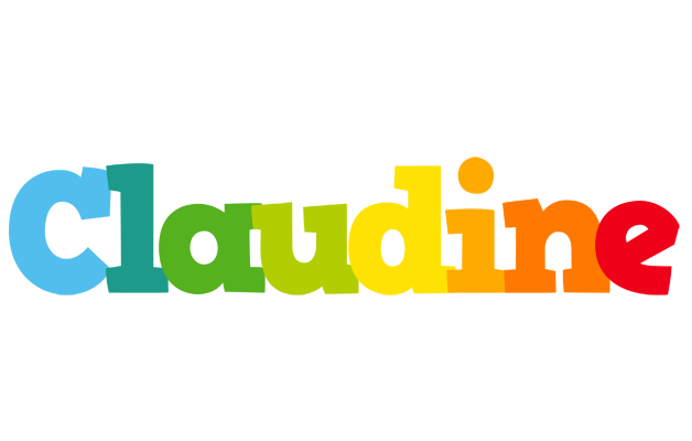 Claudine rainbows logo