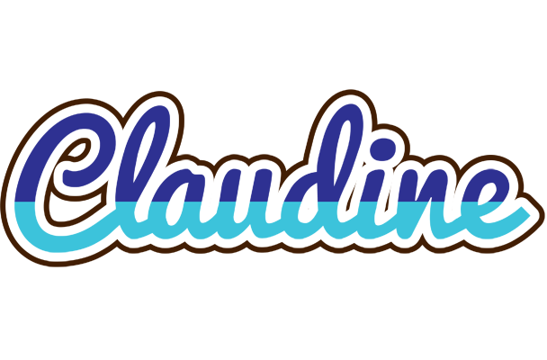 Claudine raining logo