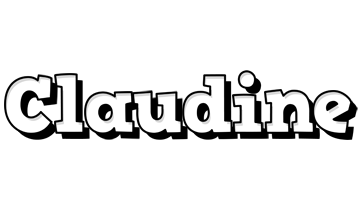 Claudine snowing logo