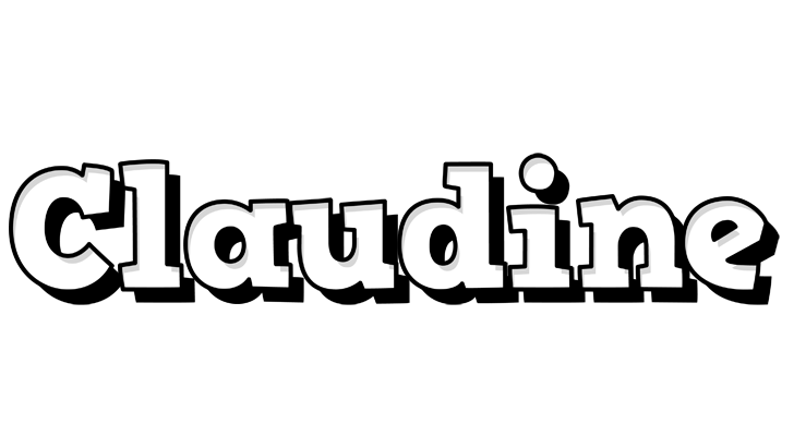 Claudine snowing logo