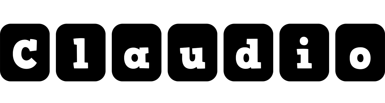 Claudio box logo