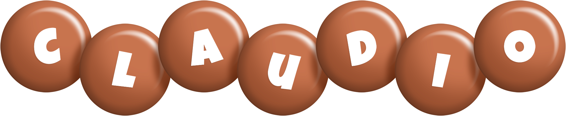 Claudio candy-brown logo
