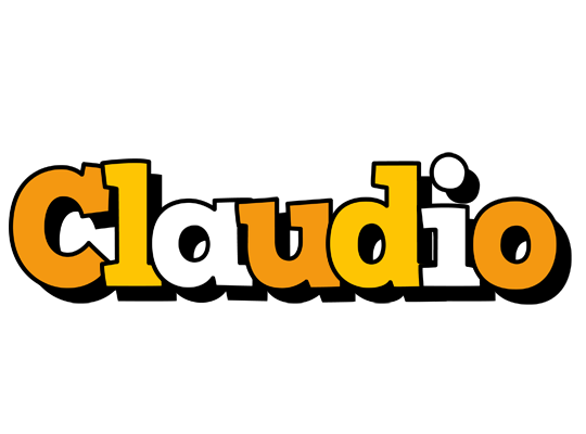 Claudio cartoon logo