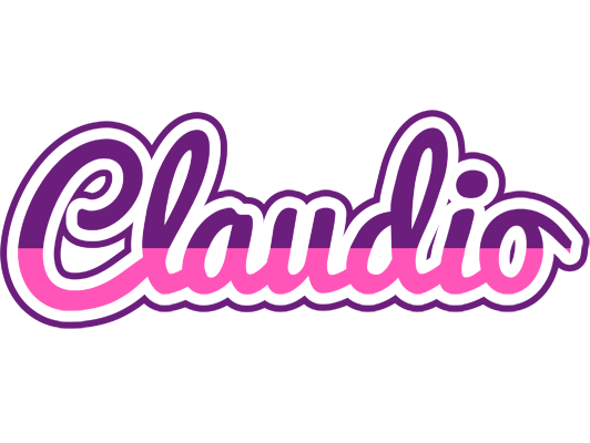 Claudio cheerful logo