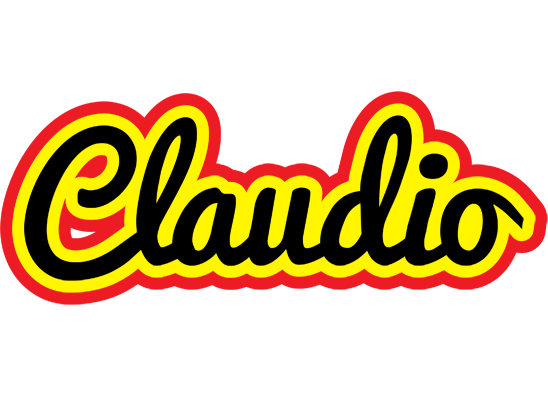Claudio flaming logo