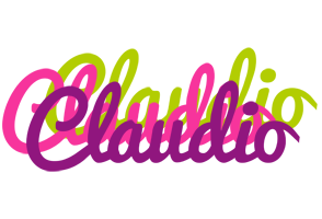 Claudio flowers logo