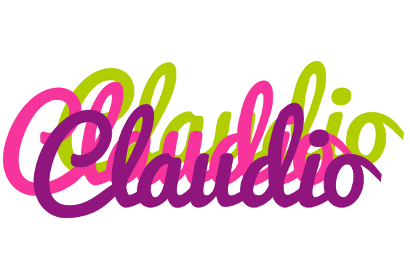 Claudio flowers logo