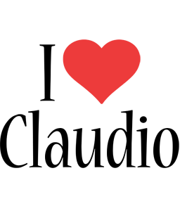 Claudio i-love logo