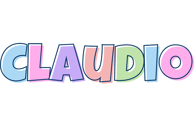 Claudio pastel logo
