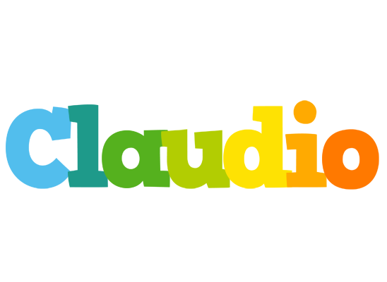 Claudio rainbows logo