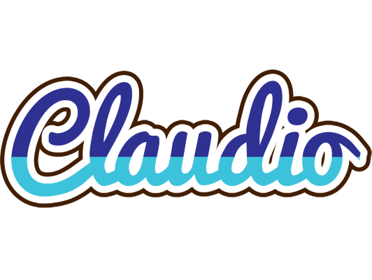 Claudio raining logo