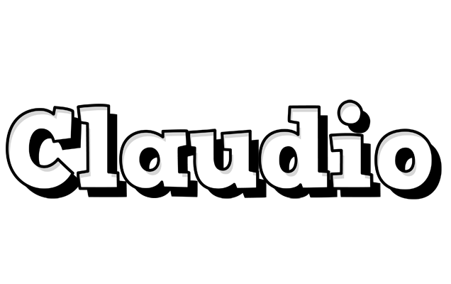 Claudio snowing logo