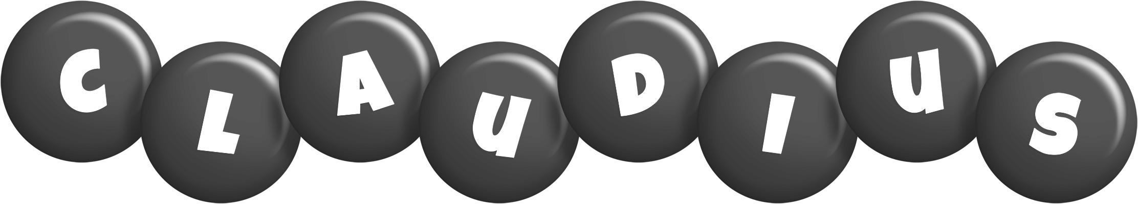 Claudius candy-black logo