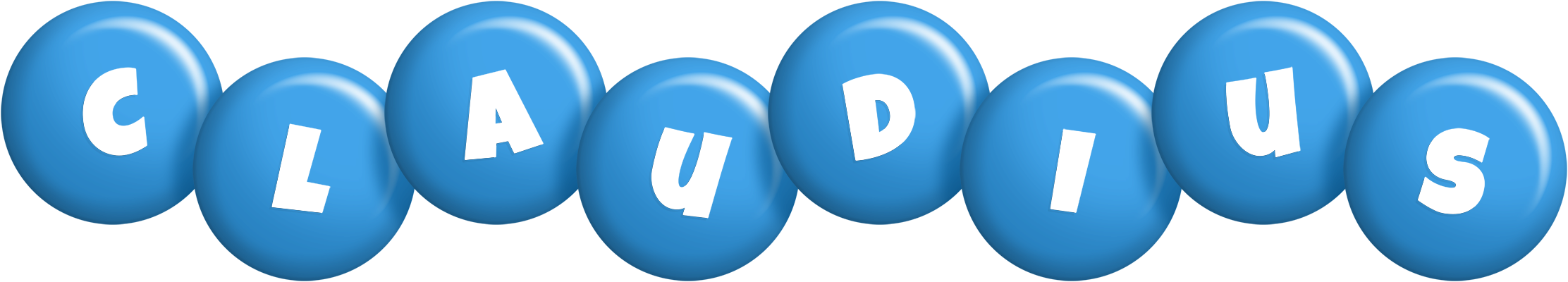 Claudius candy-blue logo