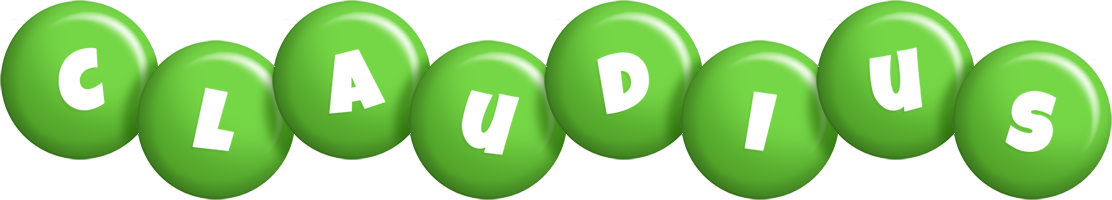 Claudius candy-green logo