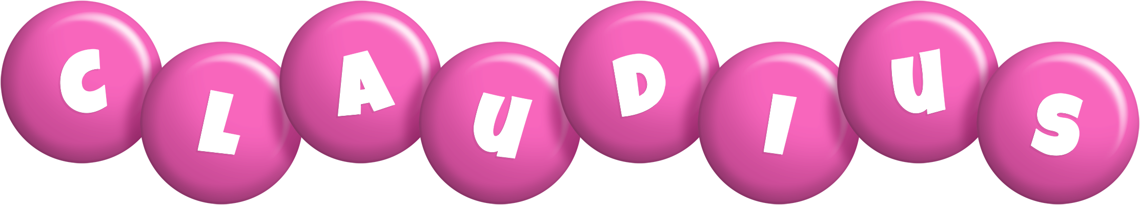 Claudius candy-pink logo